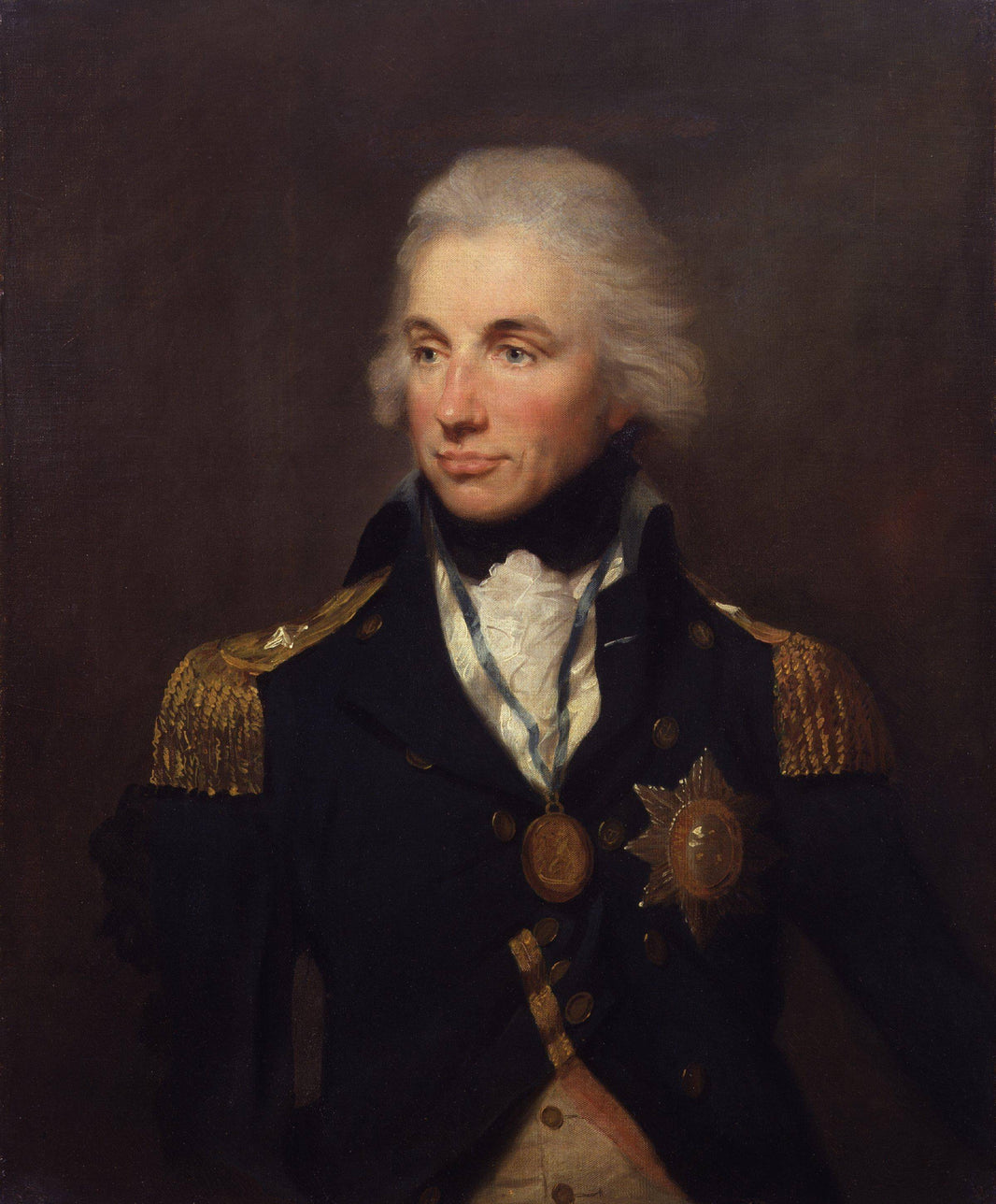 Horatio Nelson by Lemuel Francis Abbott — hand-painted portrait oil painting reproduction on canvas