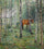 Horse between Birches in study
