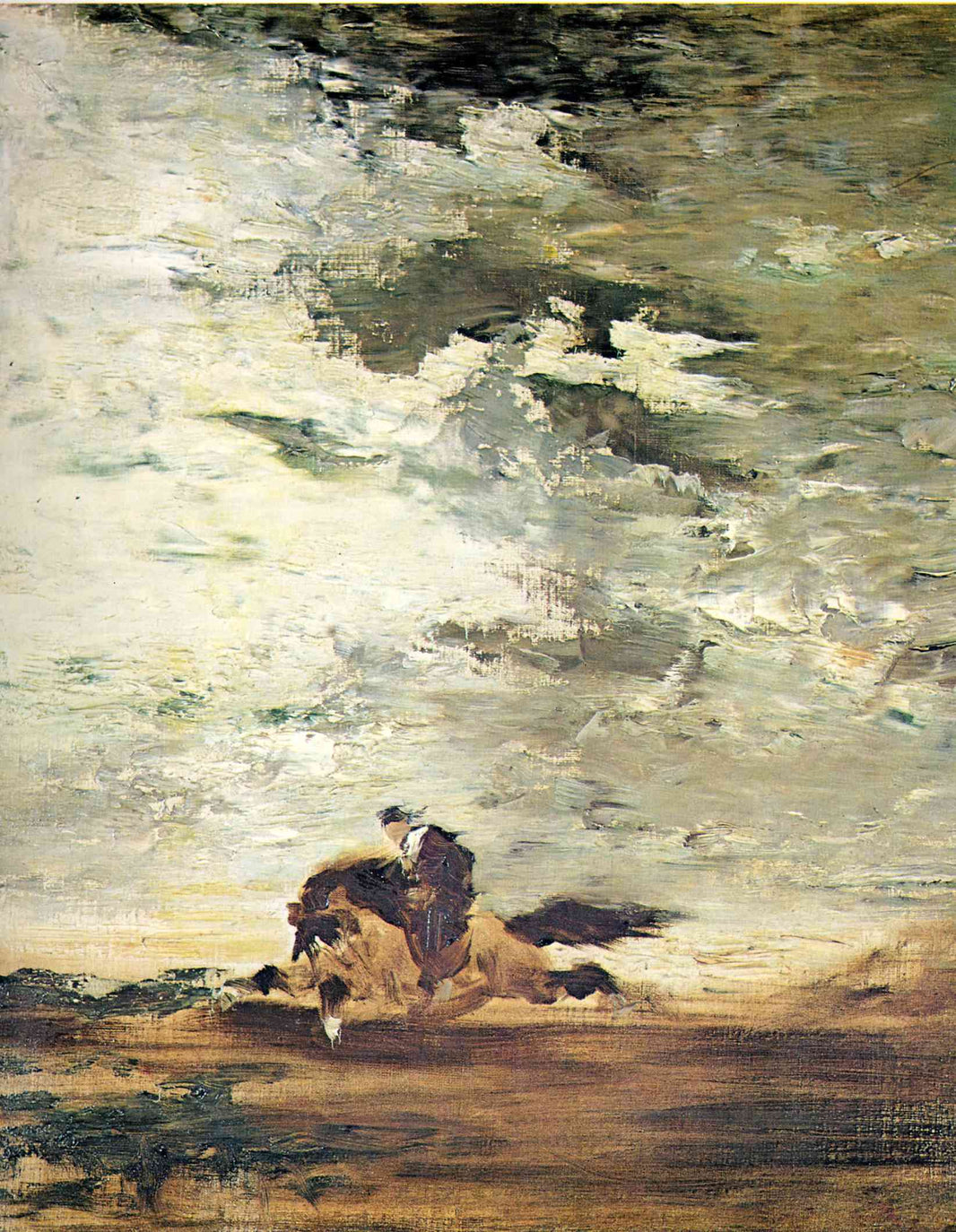 Horseman by Gustave Moreau — hand-painted animal oil painting reproduction on canvas