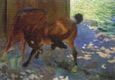 Horses Bitten by Flies by Paul-Albert Besnard — hand-painted animal oil painting reproduction on canvas
