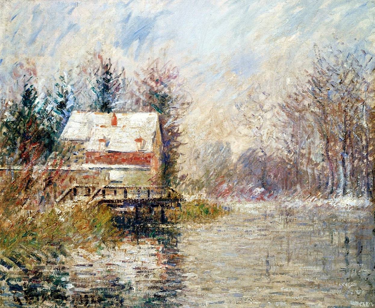 House by the Water - Gustave Loiseau