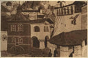 House of God by Nicholas Roerich — urban oil painting wall art, Art Nouveau Modern