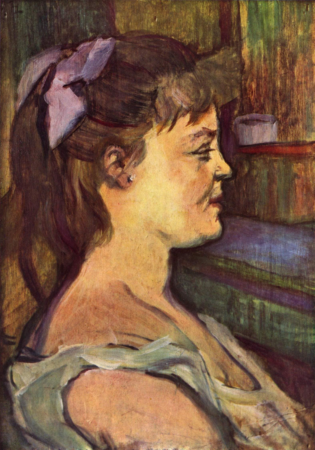 House wife by Henri de Toulouse-Lautrec — hand-painted portrait oil painting reproduction on canvas