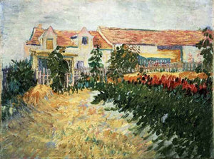 House with sunflowers - Vincent van Gogh