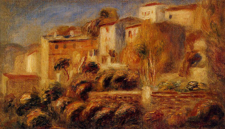 Houses at Cagnes - Pierre-Auguste Renoir