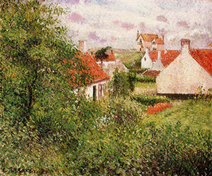 Houses at Knocke, Belgium - Camille Pissarro