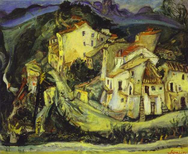 Houses of Cagnes - Chaim Soutine