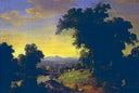 A Pastoral Scene by Asher Brown Durand — religion oil painting wall art, Romanticism
