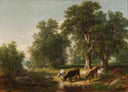 A Summer Afternoon by Asher Brown Durand — rural oil painting wall art, Romanticism