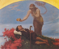 Hulda by Albin Egger-Lienz — hand-painted abstract oil painting reproduction on canvas