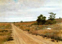 Hunting Game in Shinnecock Hills by William Merritt Chase — hand-painted botanical oil painting reproduction on canvas