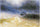 Hurricane on a sea in dining room