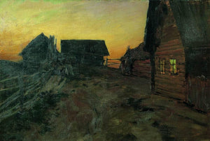 Huts - Isaac Levitan