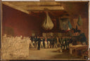 Casimir Périer offering the lieutenant generalship of the kingdom to Louis-Philippe, Duke of Orléans, at the Hôtel de Ville in Paris, July 31, 1830 by Horace Vernet — life oil painting wall art, Romanticism