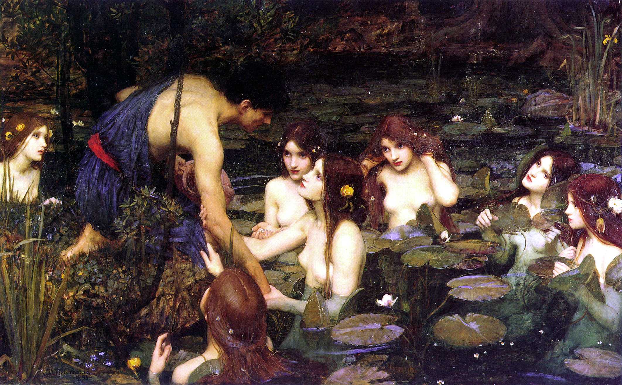 Hylas and the Nymphs - John William Waterhouse