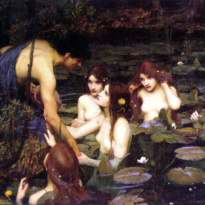 Hylas and the Nymphs by John William Waterhouse — Oil Painting Reproduction