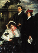 Hylda, Almina and Conway, Children of Asher Wertheimer by John Singer Sargent — male oil painting wall art, Realism