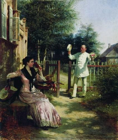 I'm sick of him by Alexei Korzukhin — oil painting reproduction