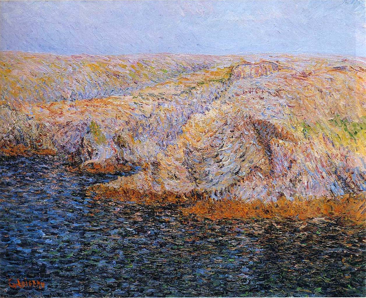 Ice on the Oise River - Gustave Loiseau