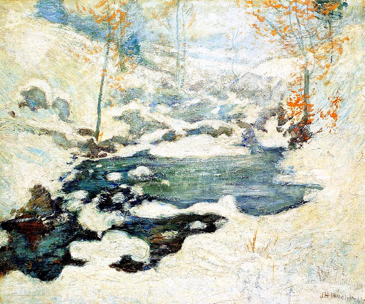 Icebound - John Henry Twachtman