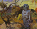 Idol by Paul Gauguin — hand-painted abstract oil painting reproduction on canvas
