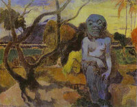 Idol by Paul Gauguin — hand-painted abstract oil painting reproduction on canvas