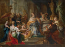 Idolatry of Solomon by Sebastiano Conca — hand-painted cultural oil painting reproduction on canvas
