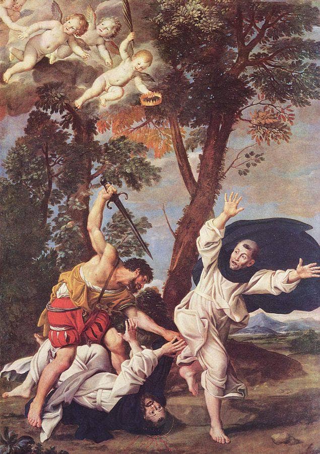 The martyrdom of St. Peter by Domenichino — hand-painted cultural oil painting reproduction on canvas