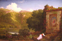 Il Penseroso by Thomas Cole — hand-painted botanical oil painting reproduction on canvas