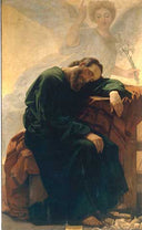 Der Traum Des Heiligen Joseph by Antonio Ciseri — religious oil painting wall art, Romanticism