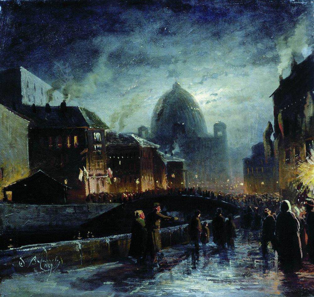 Illumination in St. Petersburg - Fyodor Vasilyev