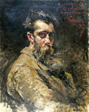 Portrait of the painter Giuseppe Garzolini - Umberto Veruda