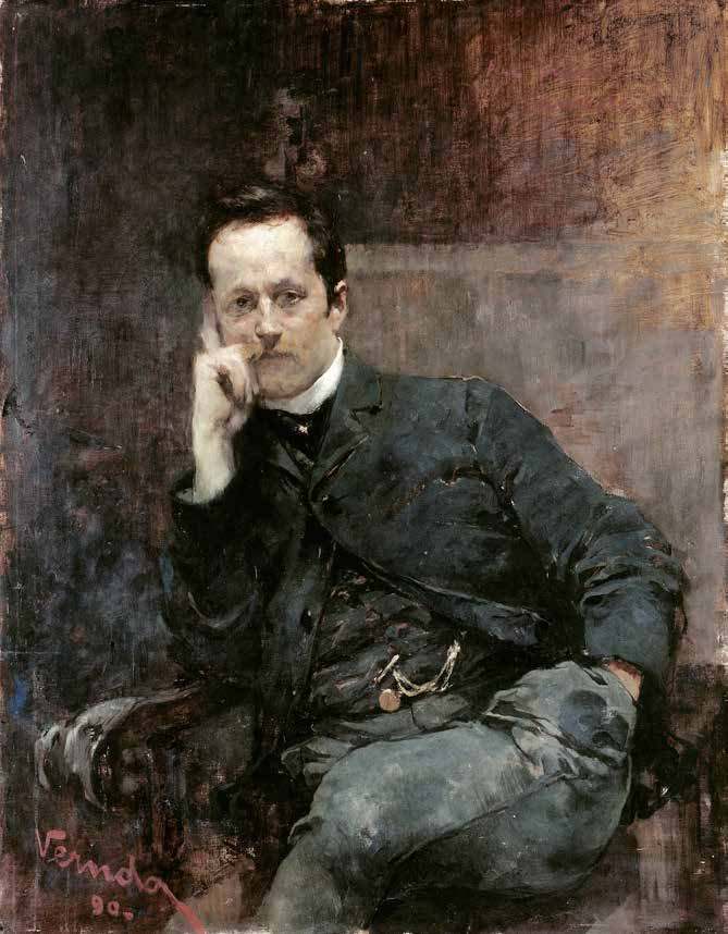 Portrait of Pietro Anastasio by Umberto Veruda — hand-painted portrait oil painting reproduction on canvas