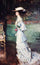 Portrait of Consuelo Vanderbilt, 9th Duchess of Marlborough in master bedroom
