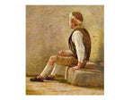 A shepherd boy by Wilhelm Bendz — hand-painted portrait oil painting reproduction on canvas