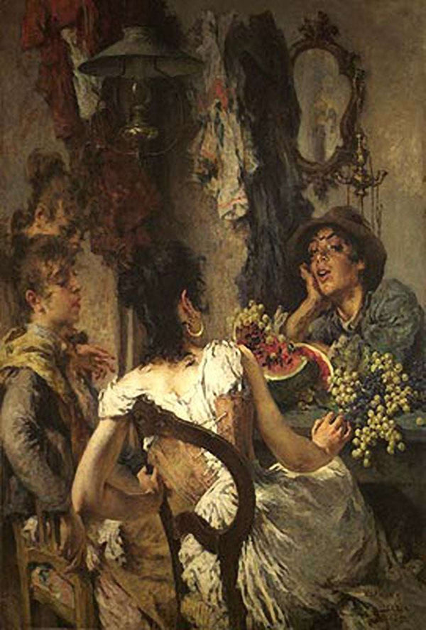 A noisy and carefree lunch