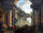 Imaginary View of the Grand Gallery of the Louvre in Ruins in hallway