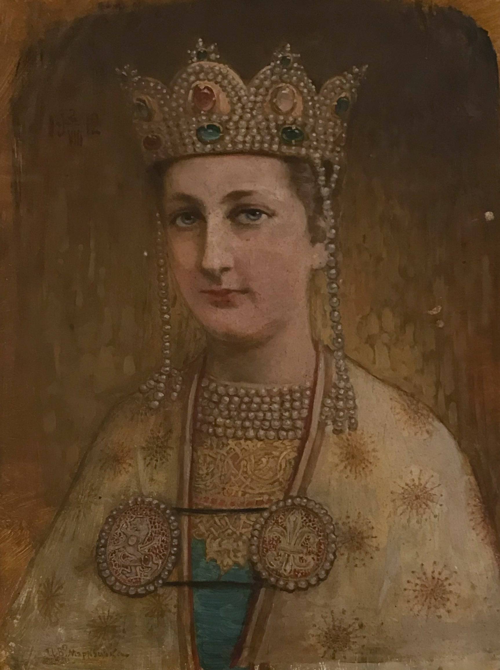 Portrait of Princess Evdokia - Ivan MrkviÑka