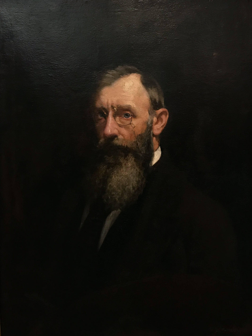 Self-Portrait by Ivan MrkviÑka — hand-painted portrait oil painting reproduction on canvas