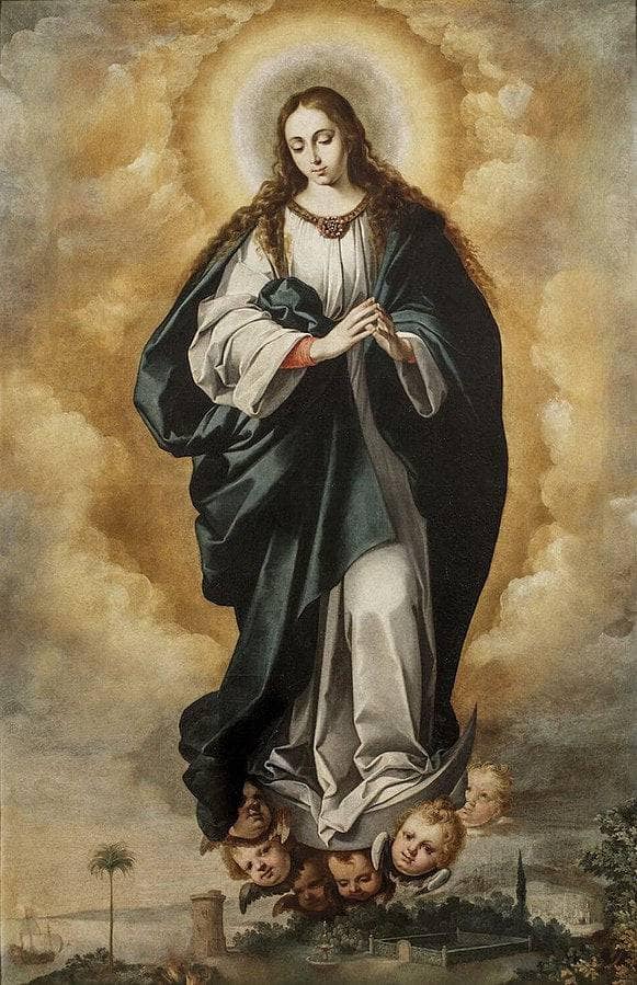 Immaculate of St. Vincent by Bartolome Esteban Murillo — hand-painted cultural oil painting reproduction on canvas