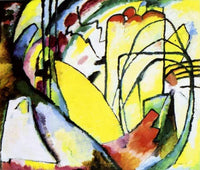 Improvisation 10 by Wassily Kandinsky — hand-painted abstract oil painting reproduction on canvas