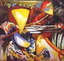 Improvisation 11 by Wassily Kandinsky — shapes oil painting wall art, Abstract Art