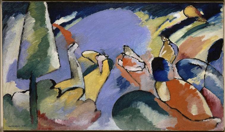 Improvisation 14 by Wassily Kandinsky — hand-painted abstract oil painting reproduction on canvas