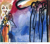 Improvisation 19 by Wassily Kandinsky — hand-painted abstract oil painting reproduction on canvas