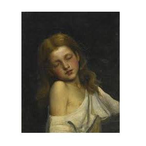 In a dream by Charles Victor Thirion — hand-painted portrait oil painting reproduction on canvas