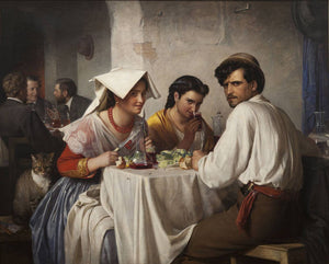 In a Roman Osteria - Carl Bloch