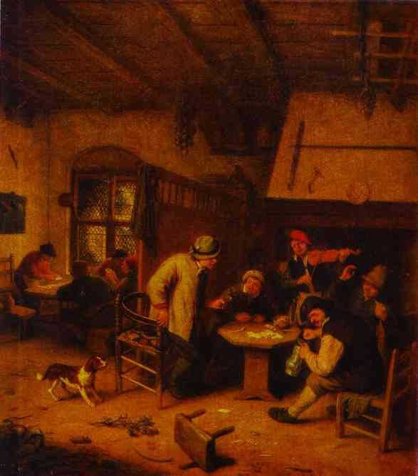 In a Tavern - Adriaen van Ostade