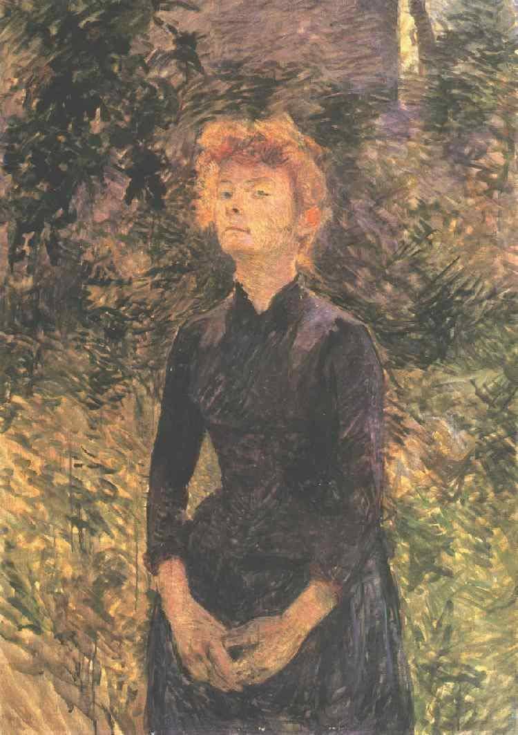 In Batignolles... by Henri de Toulouse-Lautrec — hand-painted portrait oil painting reproduction on canvas