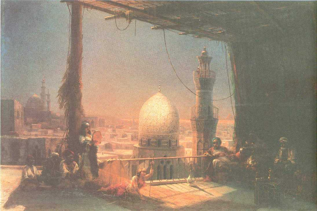 In Cairo by Ivan Aivazovsky — hand-painted landscape oil painting reproduction on canvas