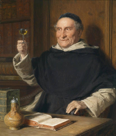 In Der Studierstube by Eduard von Grützner — oil painting reproduction